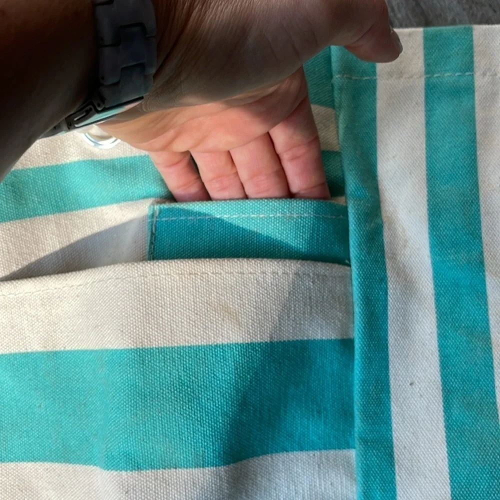 Striped Beach Tote